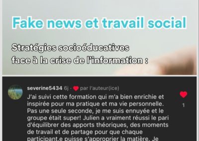 Stratégies Socioéducatives - Fake News et Travail Social